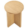 Silas Round Wood Side Table / EEI-6579