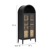 Nolan Tall Arched Storage Display Cabinet / EEI-6639