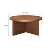 Silas Round Wood Coffee Table / EEI-6580