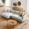 Zoya Left-Facing Down Filled Overstuffed Sectional Sofa / EEI-6611