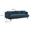 Zoya Down Filled Overstuffed Sofa and Ottoman Set / EEI-6614