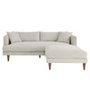 Zoya Down Filled Overstuffed Sofa and Ottoman Set / EEI-6614