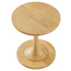 Lina Round Wood Side Table / EEI-6573