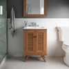Birdie 24" Teak Wood Bathroom Vanity Cabinet (Sink Basin Not Included) / EEI-5086