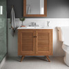 Birdie 36" Teak Wood Bathroom Vanity Cabinet (Sink Basin Not Included) / EEI-5087