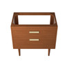 Cassia 36" Teak Wood Bathroom Vanity Cabinet (Sink Basin Not Included) / EEI-5083