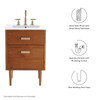 Cassia 24" Teak Wood Bathroom Vanity Cabinet (Sink Basin Not Included) / EEI-5082