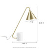 Ayla Marble Base Table Lamp / EEI-6530