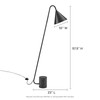 Ayla Marble Base Floor Lamp / EEI-6531