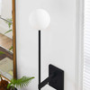 Riva White Globe Wall Sconce / EEI-6533