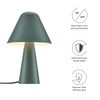 Jovial Metal Mushroom Table Lamp / EEI-6529