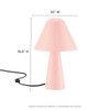 Jovial Metal Mushroom Table Lamp / EEI-6529