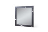 Modrest Aspen - Modern Matte Brown Ash & Silver Mirror / VGVCJ1801-M-BRN