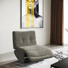 Divani Casa Basil - Modern Grey Fabric Small Sofa With 3 Electric Recliners / VGSX-BASIL-GRY-S-3PC-1