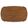 Dortch 5-piece Oval Solid Wood Dining Set Walnut / CS-108461-S5