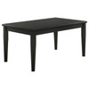 Appleton 7-piece Rectangular Wood Dining Table Set Black Washed and Light Grey / CS-110281-S7