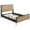 Arini 5-piece Eastern King Bedroom Set Black and Natural / CS-224330KE-S5