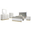 Caraway 5-piece Eastern King Bedroom Set White / CS-224771KE-S5