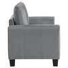 Davis  2-piece Upholstered Rolled Arm Sofa Grey / CS-509634-S2