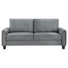 Davis  3-piece Upholstered Rolled Arm Sofa Grey / CS-509634-S3