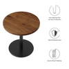 Viva Round Acacia Wood Side Table / EEI-6610