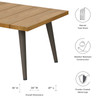 Meadow Outdoor Patio Teak Wood Coffee Table / EEI-4992