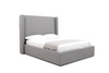 Eastern King Modrest Byrne - Modern Grey Fabric Bed / VGEVVG713-C-07-EK