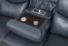 Sloane 3-piece Upholstered Motion Reclining Sofa Set Blue / CS-610271-S3