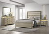 Giselle 4-piece California King Bedroom Set Rustic Beige / CS-224391KW-S4