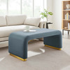 Koda Performance Velvet Waterfall Ottoman / EEI-6735