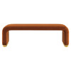 Koda Performance Velvet Waterfall Long Bench / EEI-6734