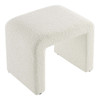 Simba Boucle Fabric Waterfall Stool / EEI-6737