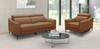 Divani Casa Eden - Modern Camel Leather Sofa With 2 Recliners / VGKV-KM.5012-SOFA-CML