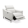 Divani Casa Eden - Modern White Leather Recliner Chair / VGKV-KM.5012-CHR-WHT
