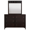 Carlton 6-drawer Rectangular Dresser with Mirror Cappuccino / CS-202093M