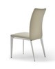 Modrest Taryn - Modern Light Grey + Stainless Steel Dining Chair (Set of 2) / VGVC-B803A-LTGRY