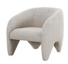 Modrest Halton - Modern Beige Fabric Accent Chair / VGOD-ZW-23081-BGE