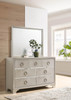 Salford 7-drawer Dresser with Mirror Metallic Sterling / CS-222723M