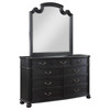 Celina 9-drawer Bedroom Dresser with Mirror Black / CS-224763M