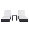 Tahoe Outdoor Patio Powder-Coated Aluminum 3-Piece Chaise Lounge Set / EEI-6673