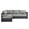 Tahoe Outdoor Patio Powder-Coated Aluminum 3-Piece Sectional Sofa Set / EEI-6668