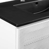 Calla 36" Perforated Metal Bathroom Vanity / EEI-6680