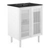 Calla 24" Perforated Metal Bathroom Vanity / EEI-6679