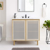 Calla 36" Perforated Metal Bathroom Vanity / EEI-6678