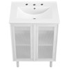 Calla 24" Perforated Metal Bathroom Vanity / EEI-6677