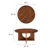 Rivian Round 34" Coffee Table / EEI-6594