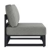 Tahoe Outdoor Patio Powder-Coated Aluminum Modular Armless Chair / EEI-6628