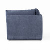 Divani Casa Kinsey - Modern Blue Fabric Modular Left Facing Seat / VGKK-KF.8035-LAF1.5-NAVY