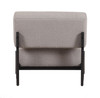 Modrest Tucker - Mid-Century Modern Light Grey Fabric + Black Walnut Accent Chair / VGRH-RHS-AZHT05-GRY