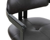 Modrst Aneta - Modern Dark Brown Leather + Black Dining Chair / VGOD-ZW-23152-BLK